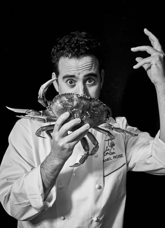 Chef photographed in a restaurant kitchen